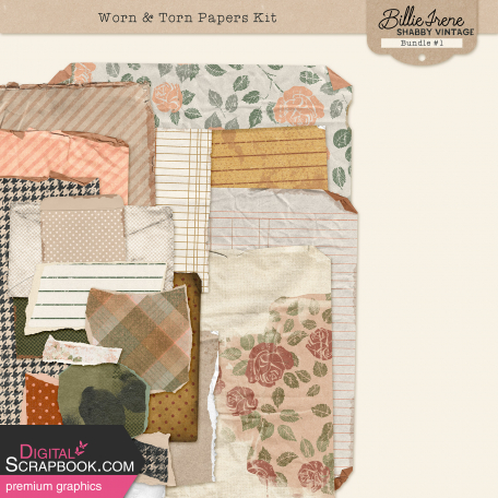 Shabby Vintage #1 Worn & Torn Kit