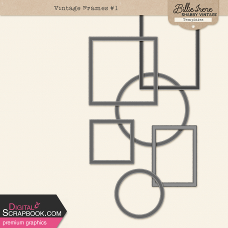 Vintage Frame Templates Kit #1