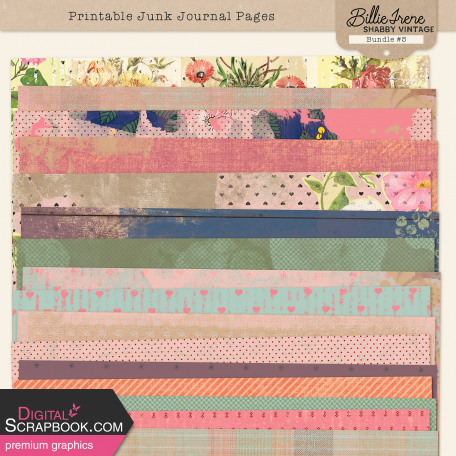 Shabby Vintage #5 Junk Journal Kit