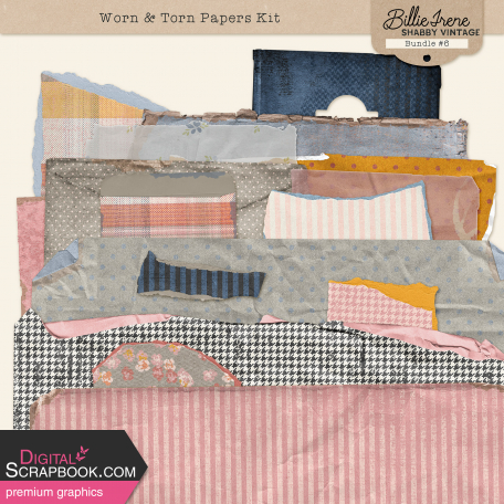 Shabby Vintage #6 Worn & Torn Kit