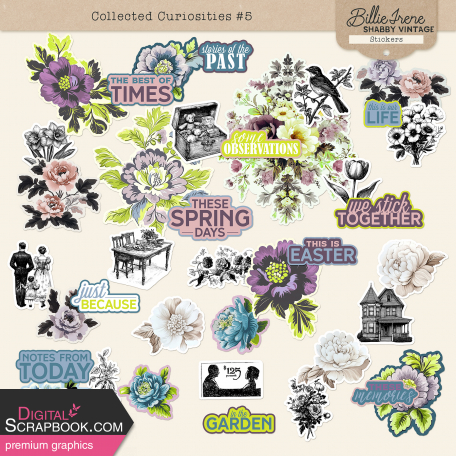 Collected Curiosities #15 Stickers Kit