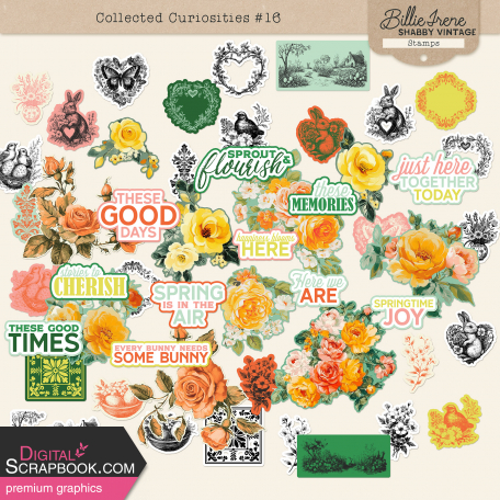 Collected Curiosities #16 Stickers Kit