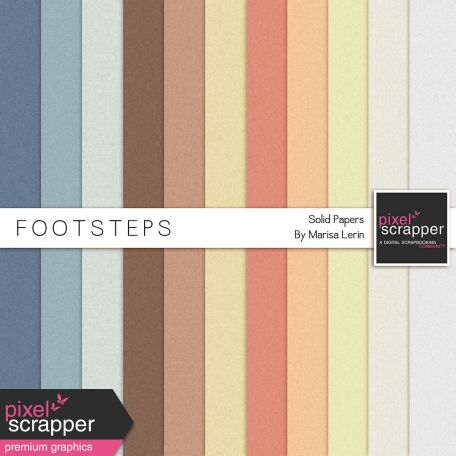 Footsteps Solid Papers Kit