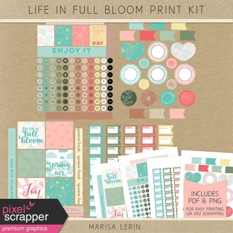 Life in Full Bloom Print Kit