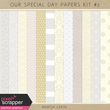 Our Special Day Papers Kit #2