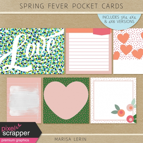 Spring Fever Pocket Cards Kit