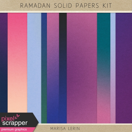 Ramadan Solid Papers Kit