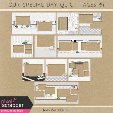 Our Special Day Quick Pages Kit #1