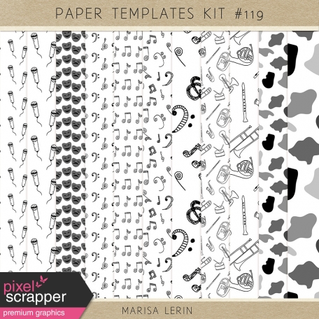 Paper Templates Kit #119
