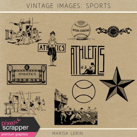 Vintage Images Kit - Sports