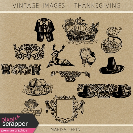 Vintage Images Kit - Thanksgiving