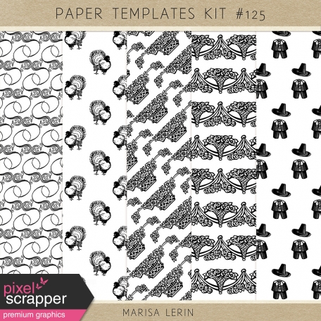 Paper Templates Kit #125