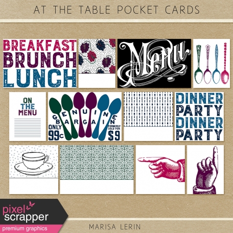 At the Table Pocket Cards Kit