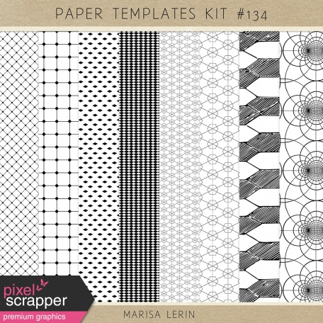 Paper Templates Kit #134