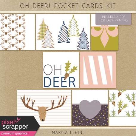 Oh Deer! Pocket Cards Kit