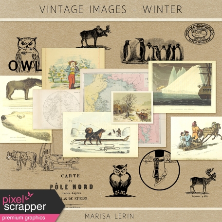 Vintage Images Kit - Winter