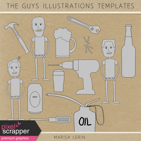 The Guys Illustration Templates Kit