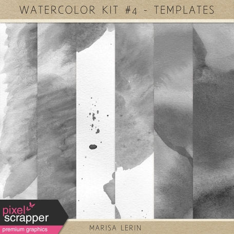 Watercolor Kit #4 - Paper Templates