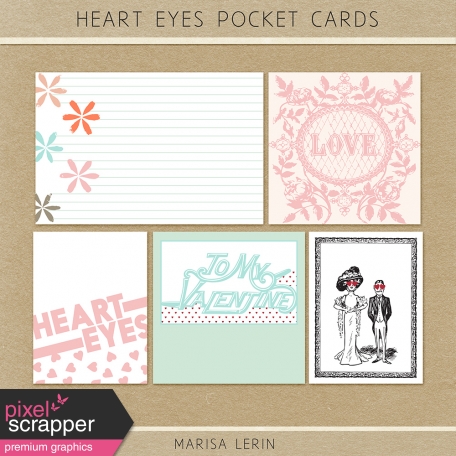 Heart Eyes Pocket Cards Kit