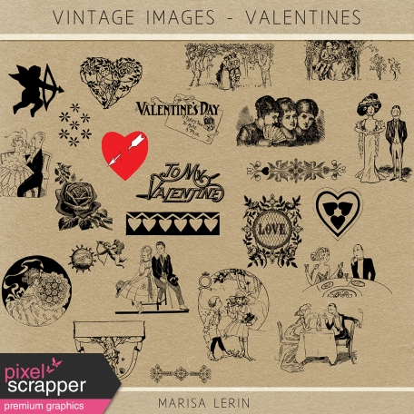 Vintage Images Kit - Valentines