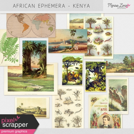 African Ephemera Kit - Kenya