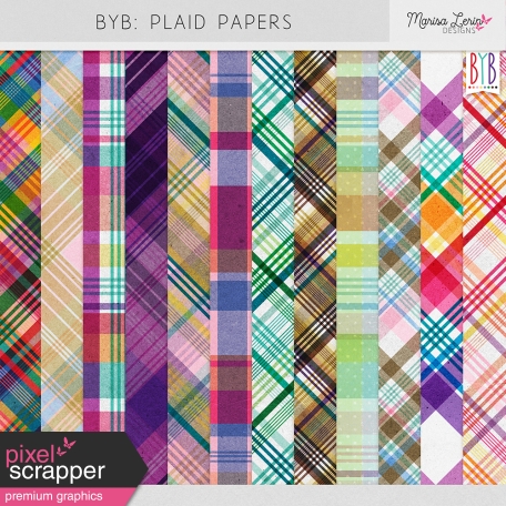 BYB Plaid Papers Kit