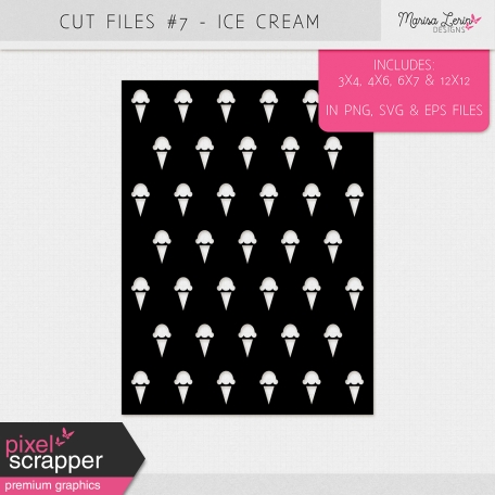 Cut Files Kit #7 - Ice Cream