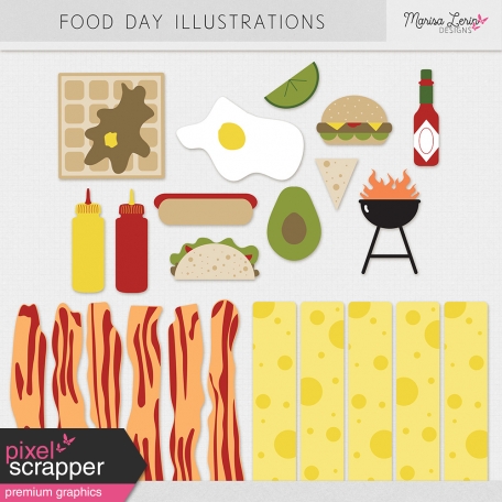 Food Day Illustrations Kit