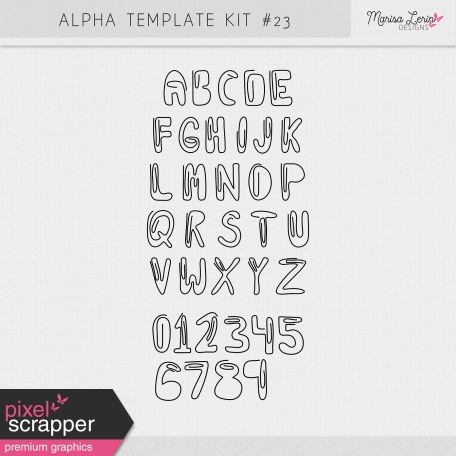 Alpha Template Kit #23