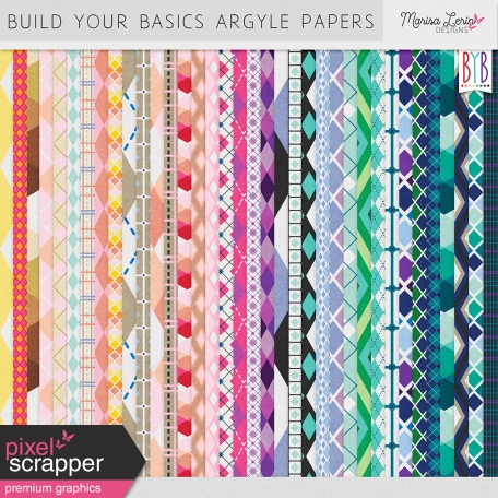 Build Your Basics Argyle Papers Kit