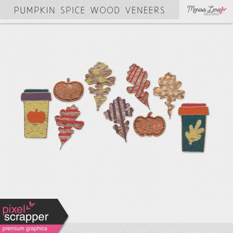 Pumpkin Spice Wood Elements Kit