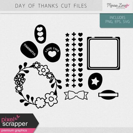 Day of Thanks Cut Files Kit