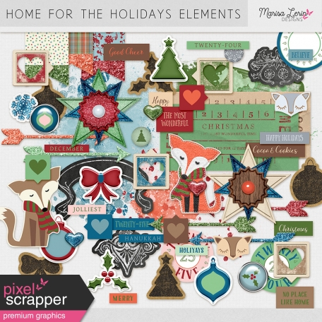 Home For The Holidays Elements Kit