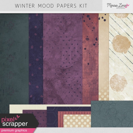 Winter Mood Papers Kit