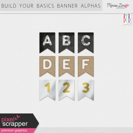 Build Your Basics Banner Alphas Kit