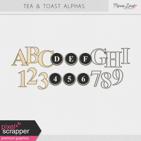 Tea & Toast Alphas Kit