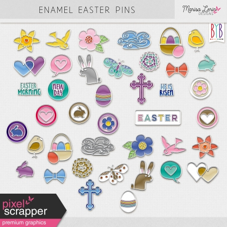 Easter Enamel Pins Kit
