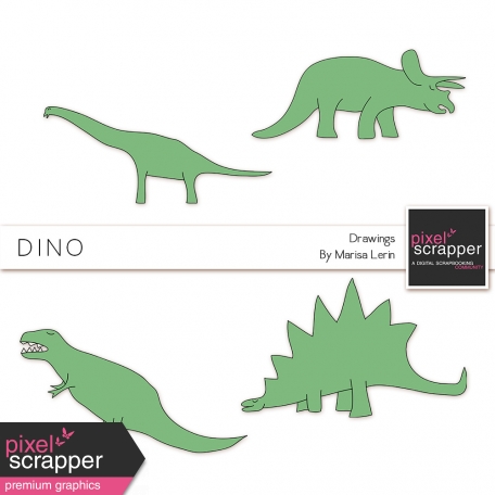 Dino Drawings Kit