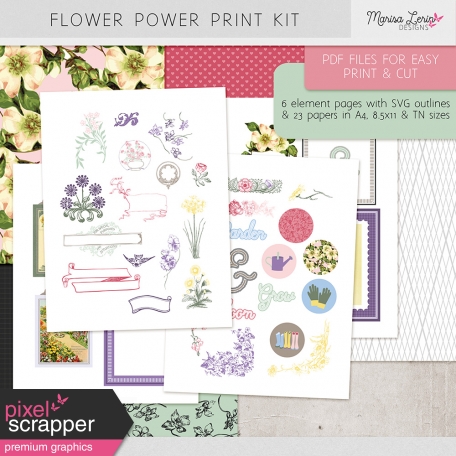 Flower Power Print Kit