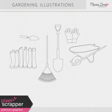 Garden Illustrations Kit