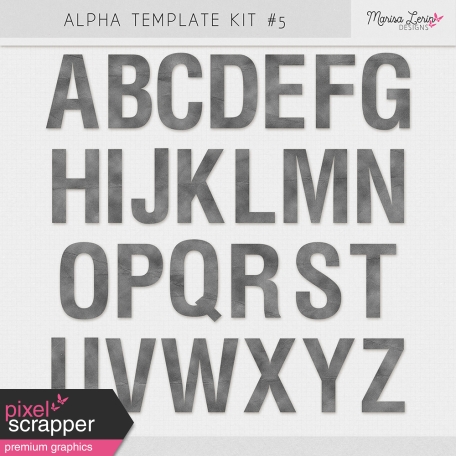Alpha Template Kit #5