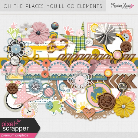 Oh The Places You'll Go Elements Kit