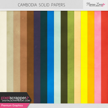 Cambodia Solid Papers Kit