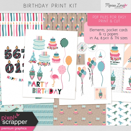 The Good Life: June Birthday Print Kit