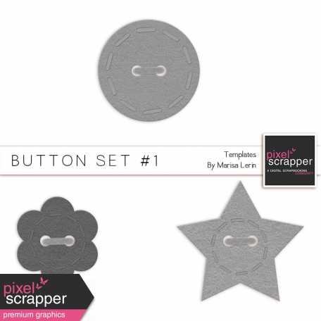 Button Templates Kit #1 - Felt