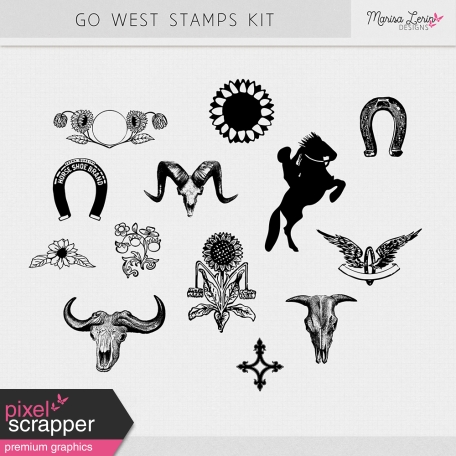 Go West Stamps Kit