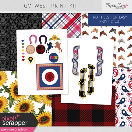 Go West Print Kit
