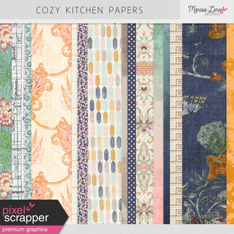 Cozy Kitchen Papers Kit