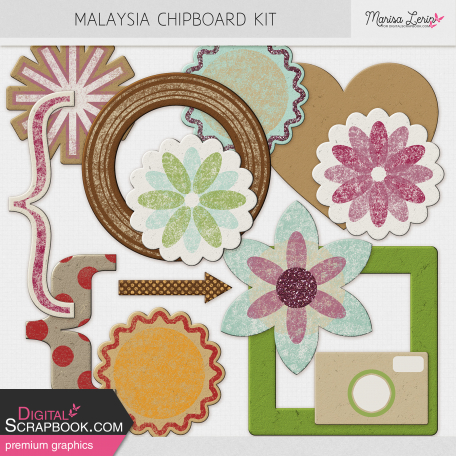 Malaysia Painted Chipboard Kit