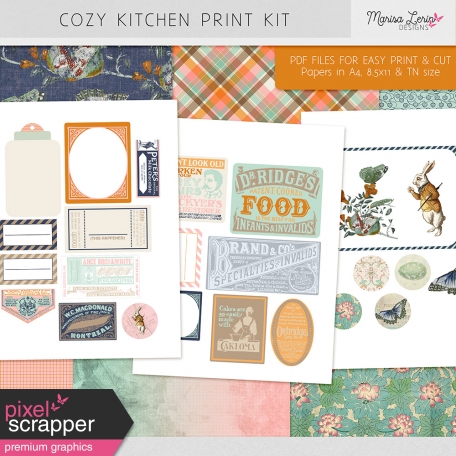 Cozy Kitchen Print Kit